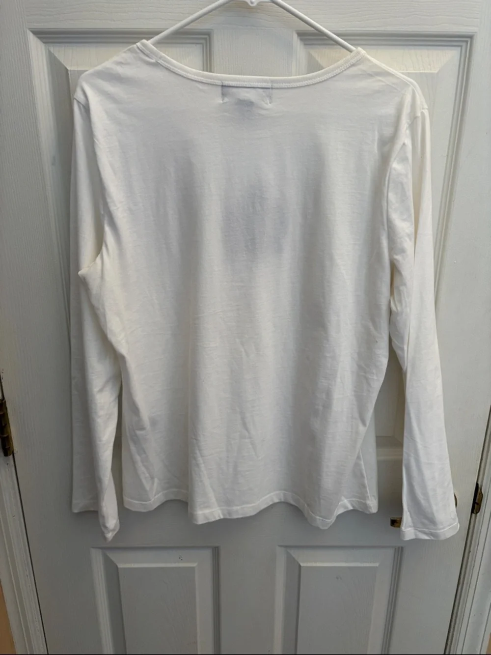 Lauren ralph lauren active White Tee with Black insignia- size XL NWT but flaw - Picture 6 of 8